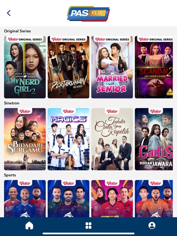 Captures d'écran de PASFLIX iPad 