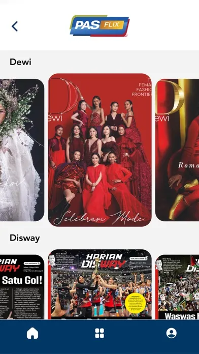 Captures d'écran de PASFLIX