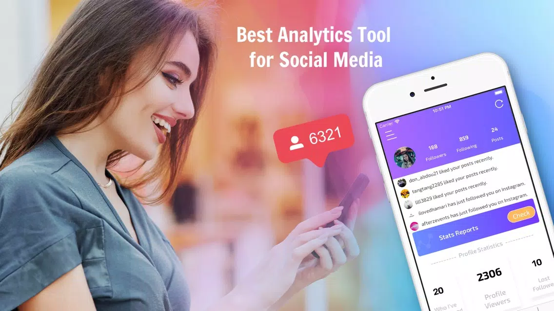 Tangkapan layar Best Analyzer for Instagram