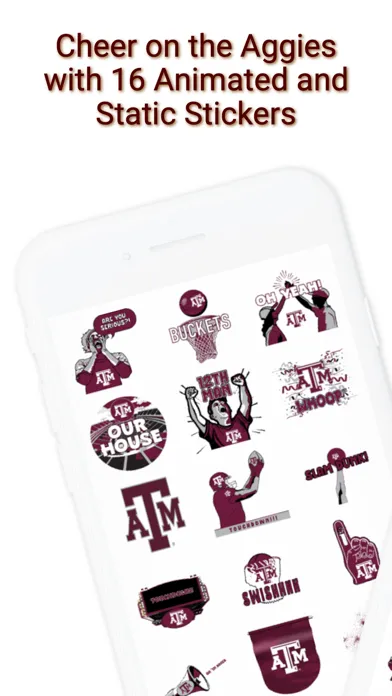 Aggies Sticker Pack 2024應用截圖
