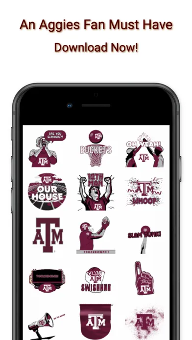 Aggies Sticker Pack 2024應用截圖