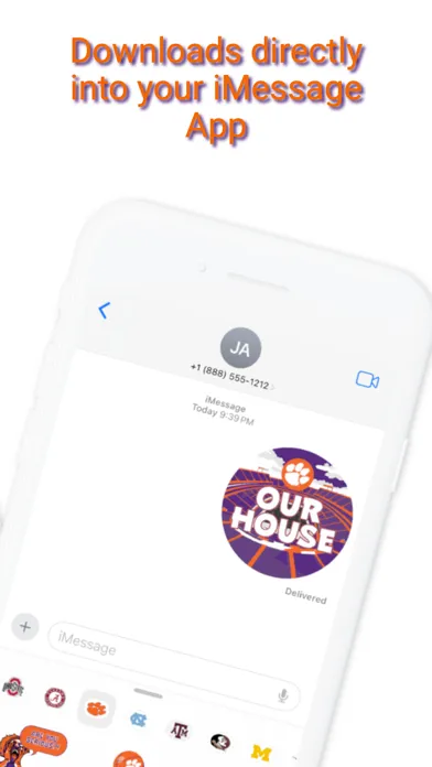 Clemson Animated Stickers 2024 Screenshots