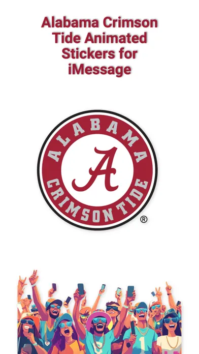 Tangkapan skrin Crimson Tide Sticker Pack 2024