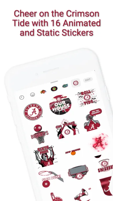 Tangkapan skrin Crimson Tide Sticker Pack 2024