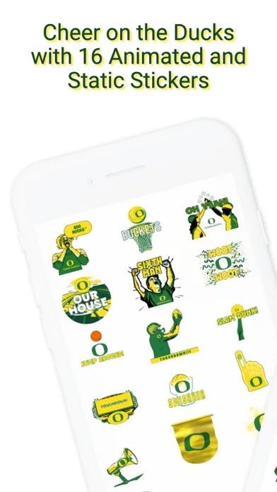 Oregon Ducks Sticker Pack 2024 Screenshots
