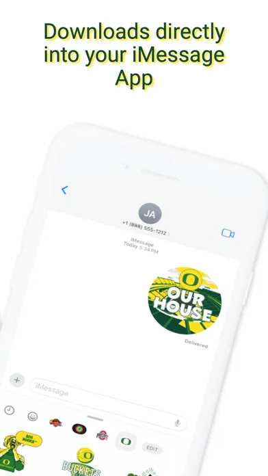 Oregon Ducks Sticker Pack 2024 Screenshots