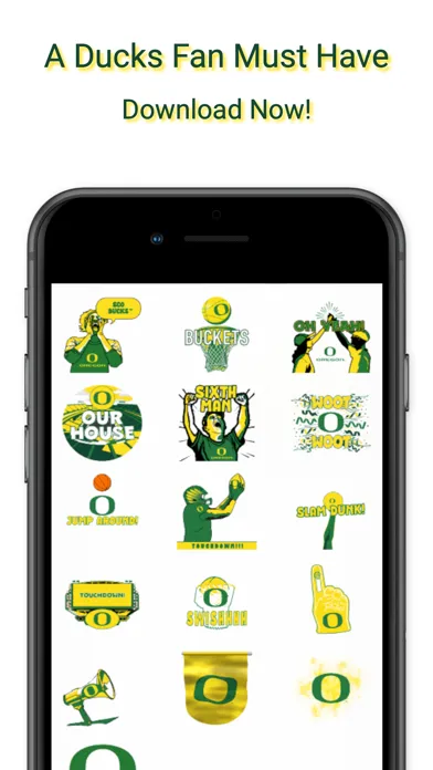 Oregon Ducks Sticker Pack 2024 Screenshots
