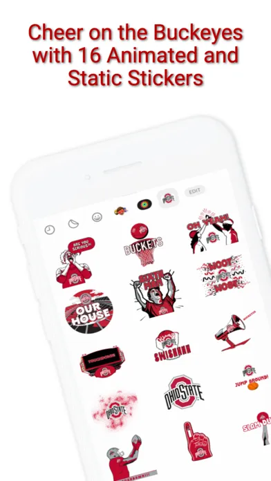 Buckeyes Sticker Pack 2024 سکرین شاٹس