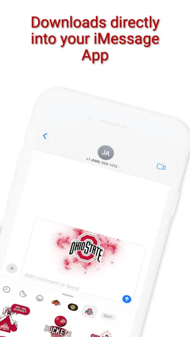 Buckeyes Sticker Pack 2024 سکرین شاٹس