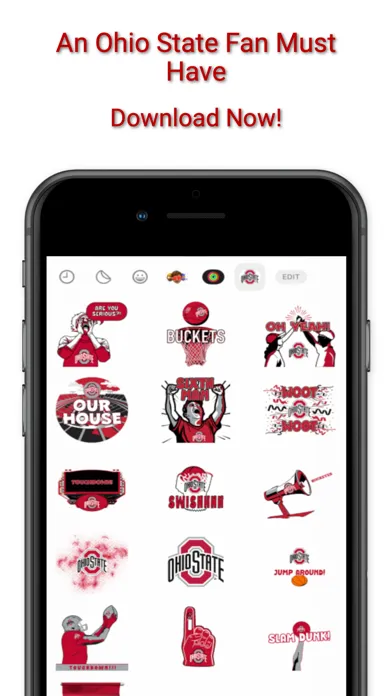 Buckeyes Sticker Pack 2024 سکرین شاٹس