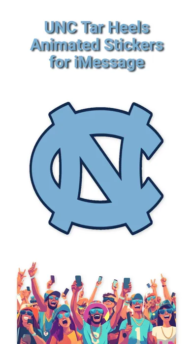 صور Tar Heels Sticker Pack 2024