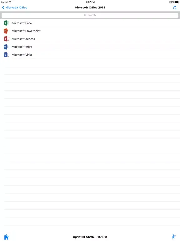 Parallels Client (legacy) iPad  Screenshots