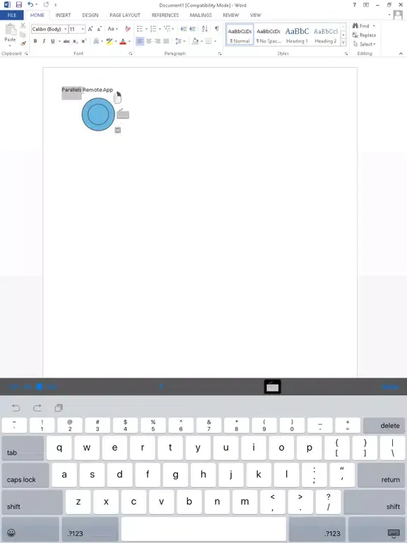 Parallels Client (legacy) iPad  Screenshots