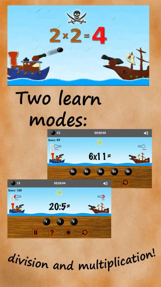 Tangkapan layar 2x2=4 Lite - Fun times tables
