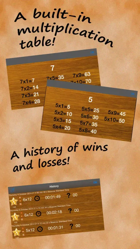 Tangkapan layar 2x2=4 Lite - Fun times tables