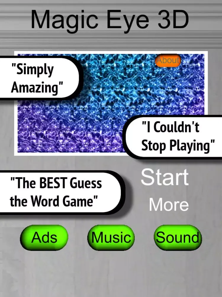 Tangkapan skrin Guess the Magic Eye 3D iPad 
