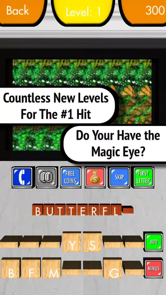 Tangkapan skrin Guess the Magic Eye 3D