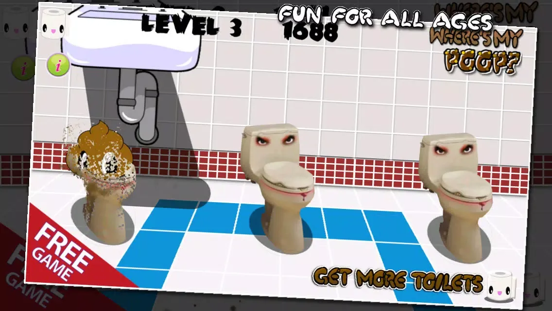 Скриншоты Where's My Poop - Toilet Sniper HD Free