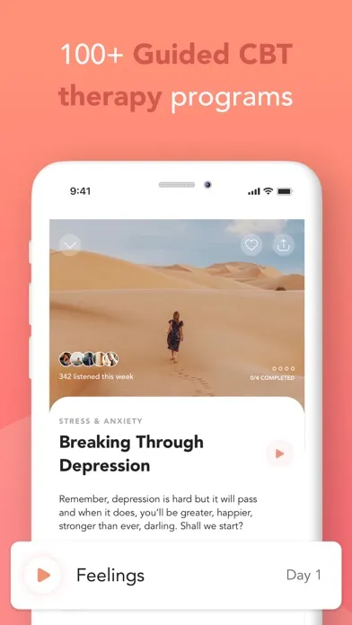 Zrzuty ekranu Feel: Meditation Sleep Therapy