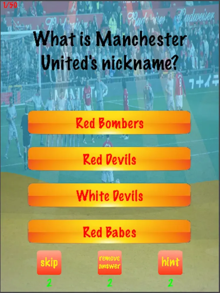 Zrzuty ekranu You Think You Know Us? Manchester United Edition Trivia Quiz iPad 