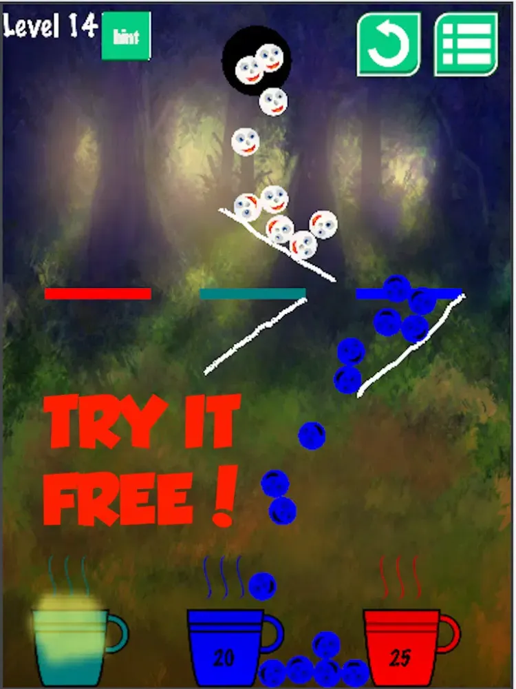 Fun with Crazy Balls 2: Hard Puzzle Games iPad  스크린샷