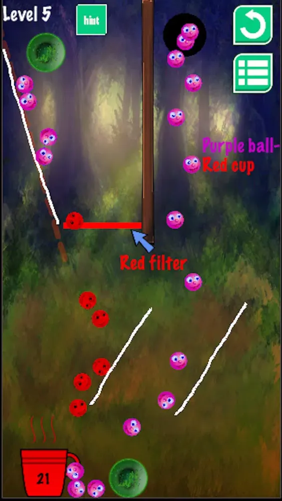 Fun with Crazy Balls 2: Hard Puzzle Games 스크린샷