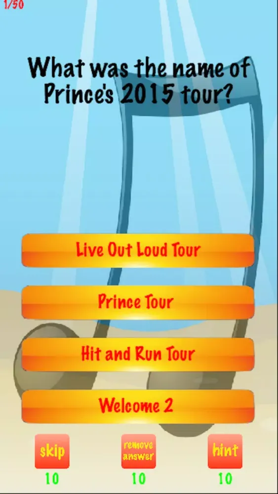 Capturas de pantalla de You Think You Know Me? Trivia for Prince