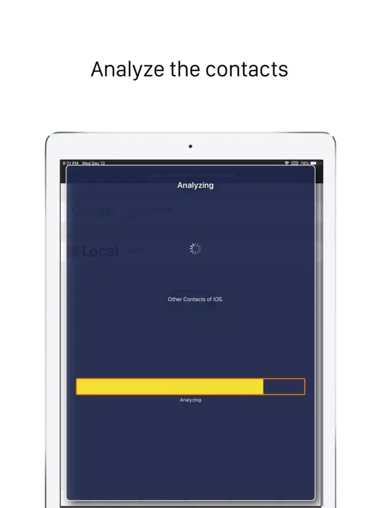 Captures d'écran de Sync Contacts for Google Gmail iPad 