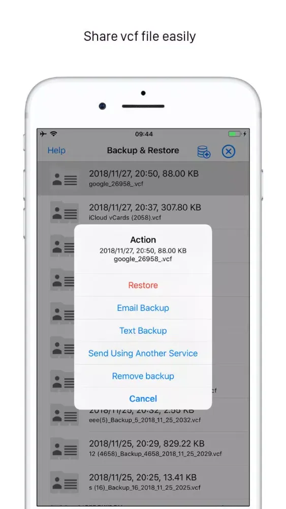 Captures d'écran de Sync Contacts for Google Gmail