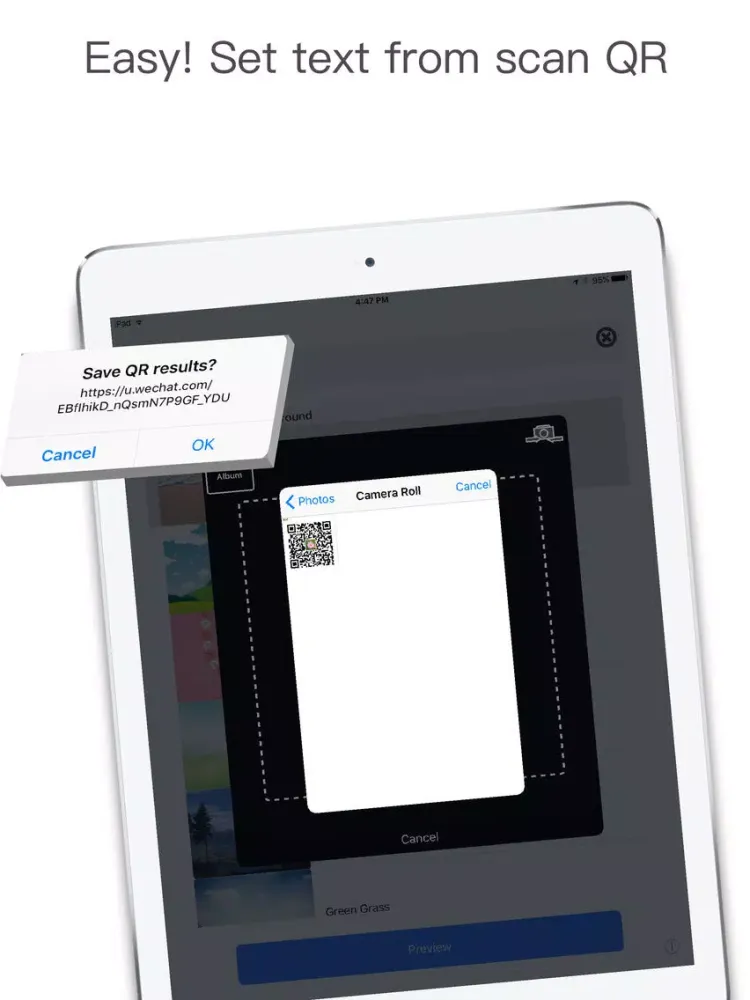 Tangkapan skrin QR_Wallpaper iPad 