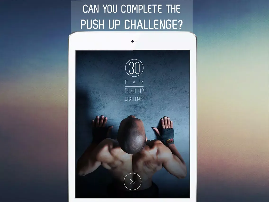 30 Day Pushup Challenge for Chest and Arm Strength iPad 应用截图