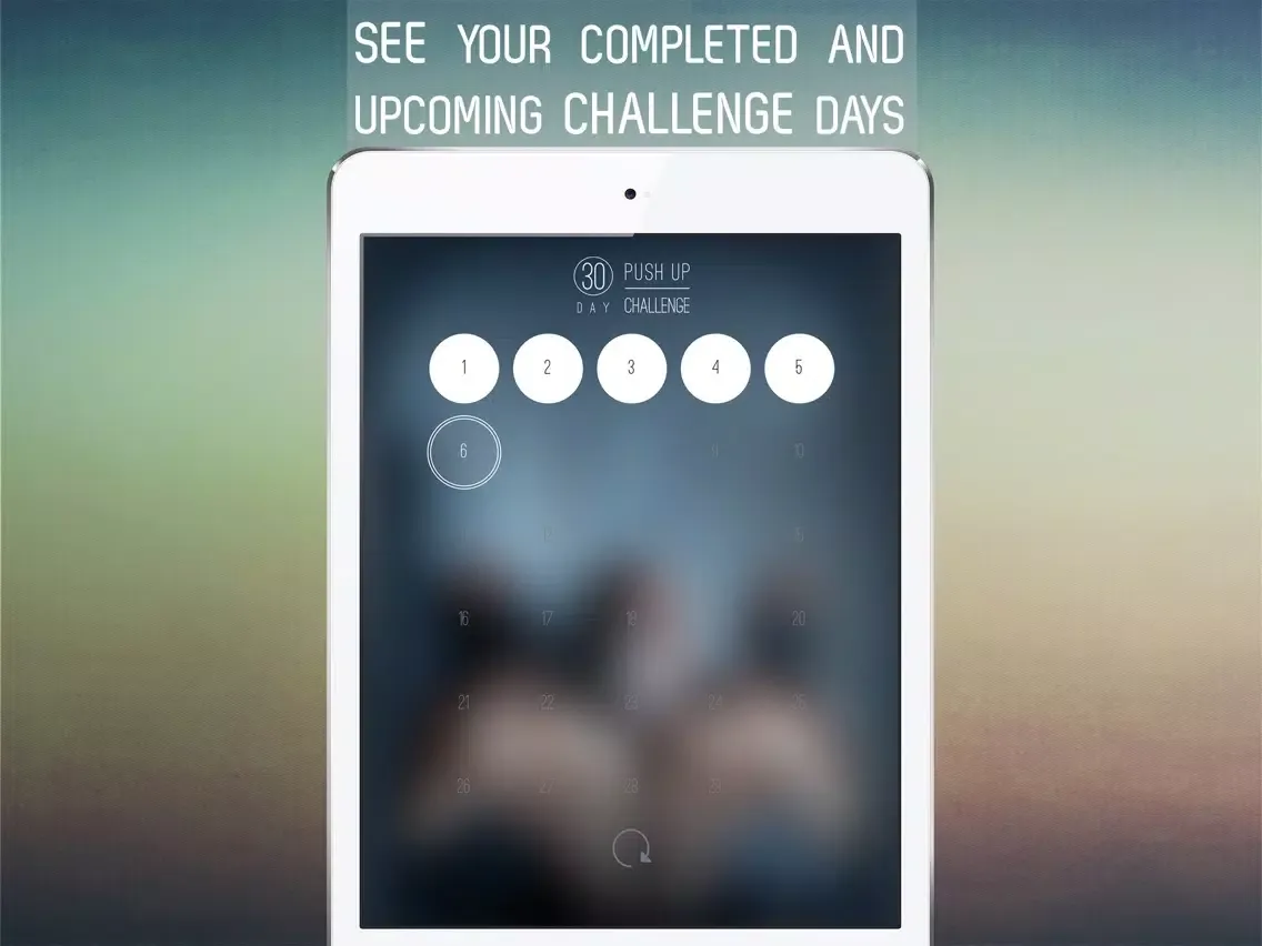 30 Day Pushup Challenge for Chest and Arm Strength iPad 应用截图