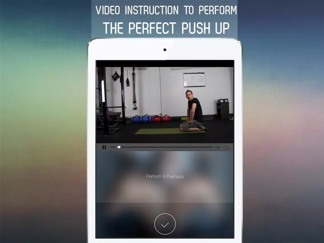 30 Day Pushup Challenge for Chest and Arm Strength iPad 应用截图