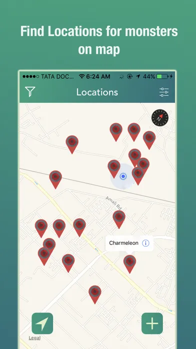 Captures d'écran de Live Locations for Pokémon GO