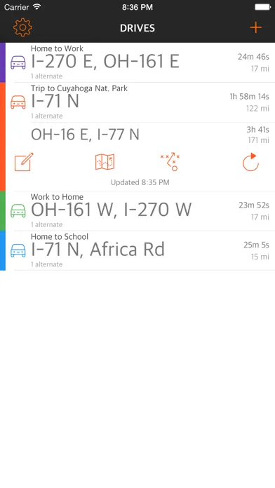 Easy Drive - Fastest Route for your Commute स्क्रीनशॉट