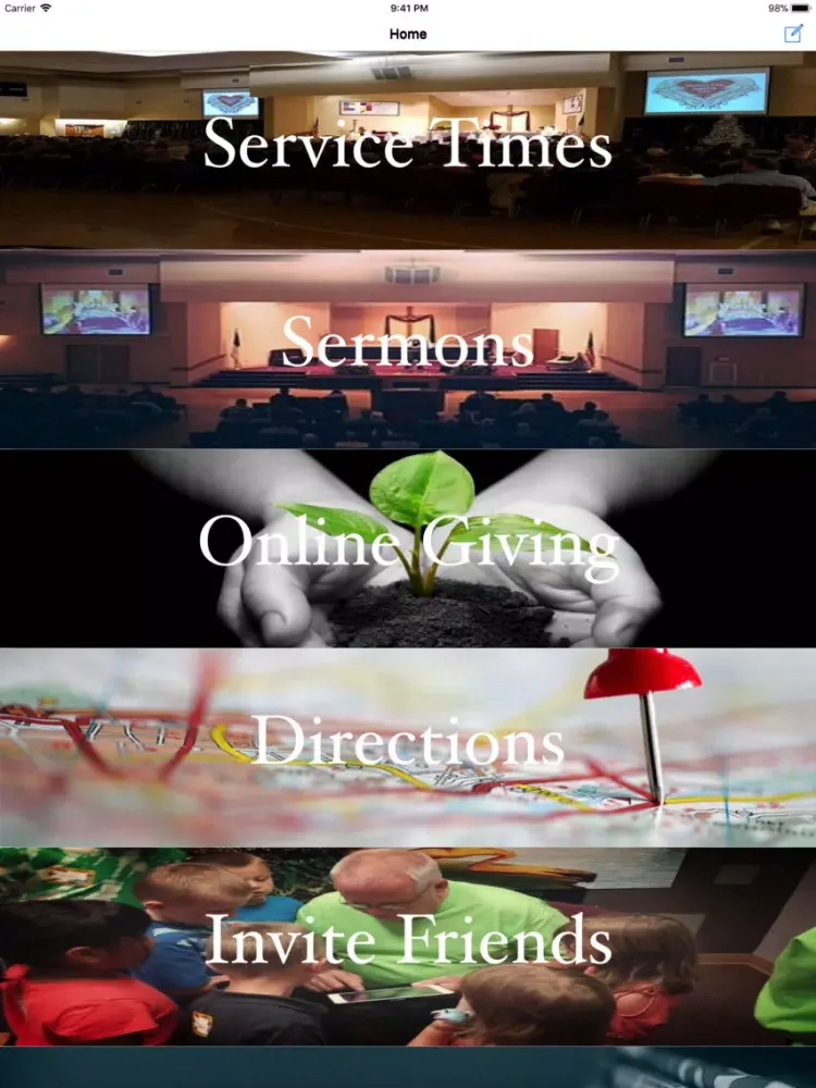 Screenshot di Crosspointe Church of Christ iPad 