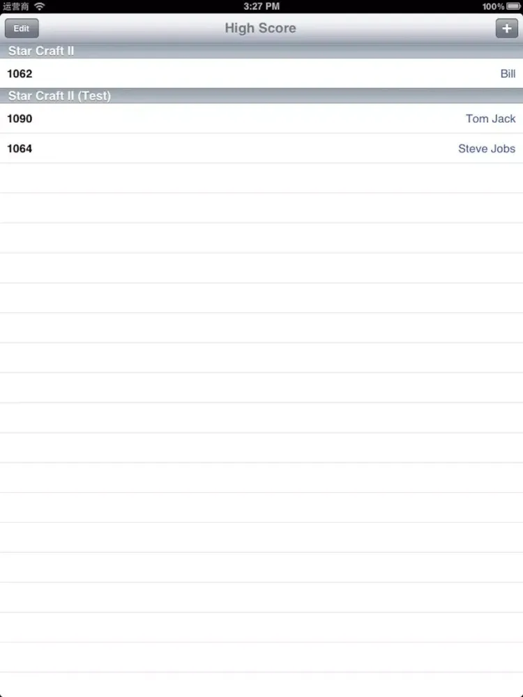 Capturas de tela do Recorder High Score iPad 