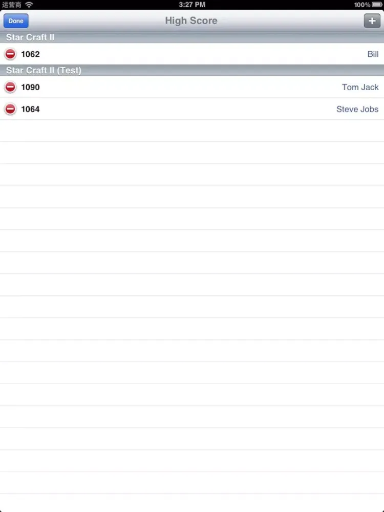 Capturas de tela do Recorder High Score iPad 