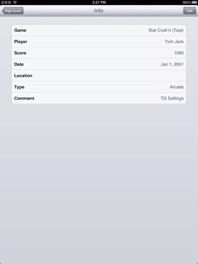 Capturas de tela do Recorder High Score iPad 