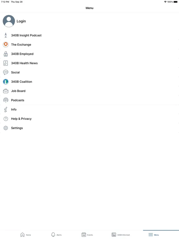 340B Pulse iPad  Screenshots