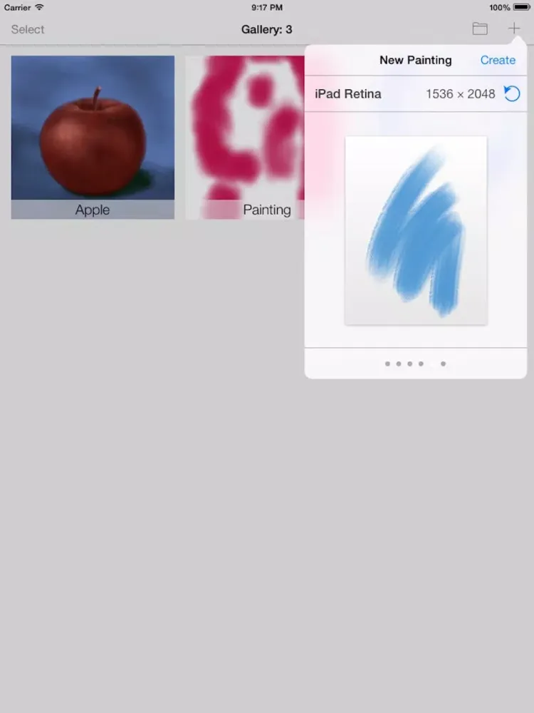 Screenshot di Paint Brushes Drawer iPad 