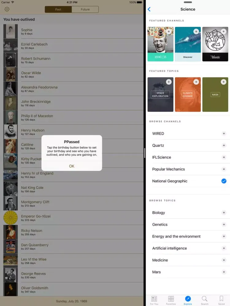 PPassed iPad  स्क्रीनशॉट