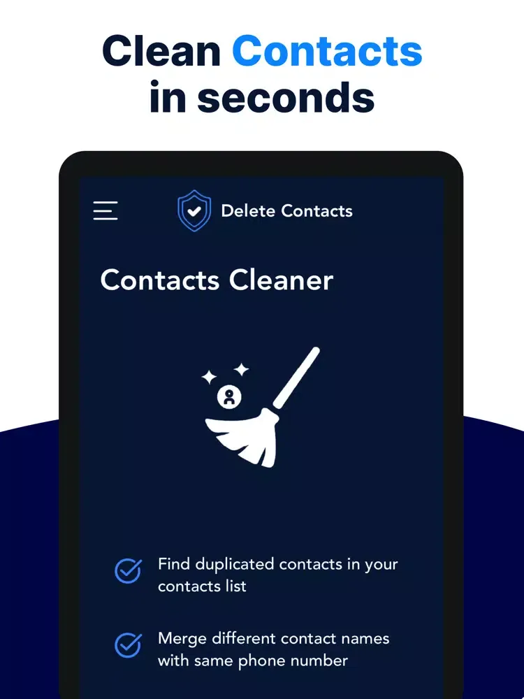 Multi Delete - Contact Cleaner iPad  स्क्रीनशॉट