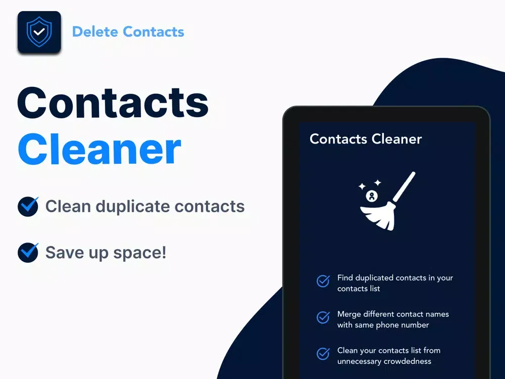 Multi Delete - Contact Cleaner iPad  स्क्रीनशॉट