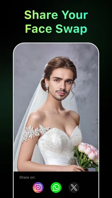 Screenshot di AI Face Swap