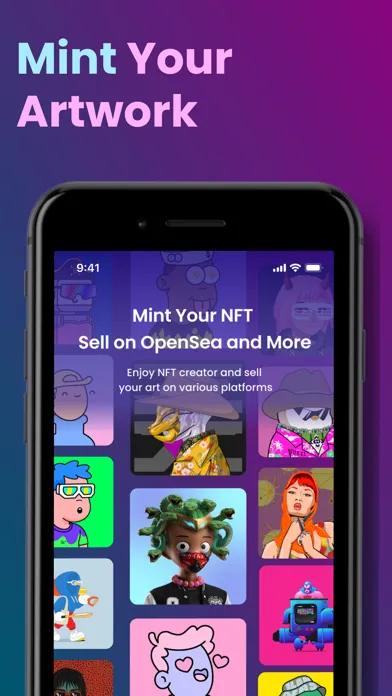 NFT Art Creator · 스크린샷