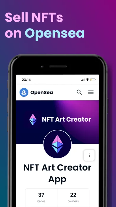 NFT Art Creator · 스크린샷
