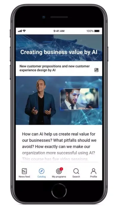 Screenshot di AI Business School