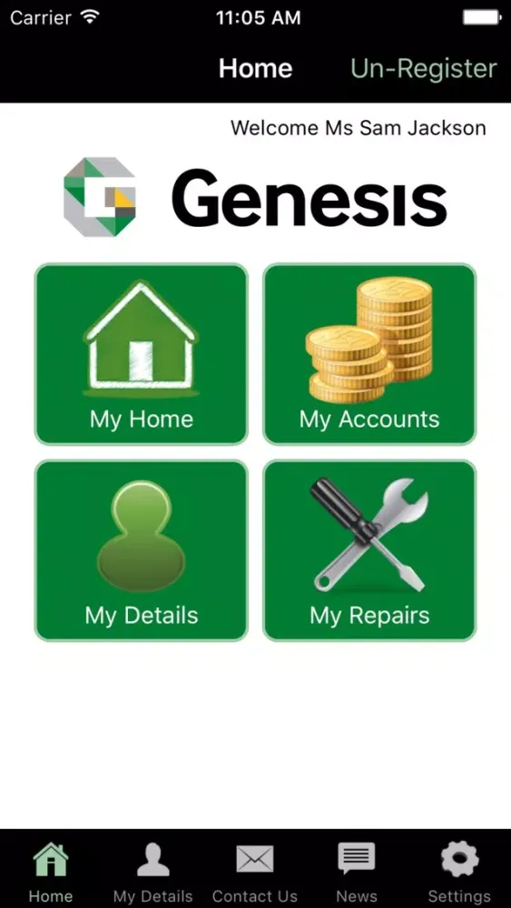 My Genesis Customer App स्क्रीनशॉट