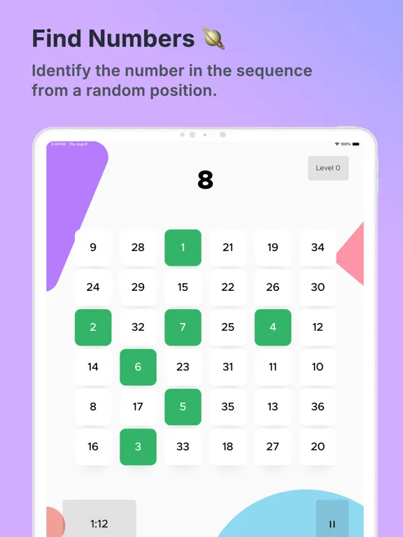 Mathy Solver: Fun Math Puzzle iPad 应用截图